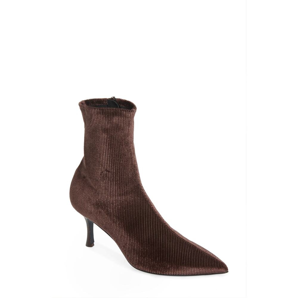 Rag & Bone 'Brea' Brown Corded Sock Boot Size 5 - image 1